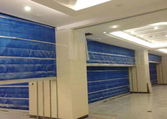 fireproof curtain door