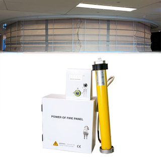 Fiberglass Fabric Reinforced Steel Wire Smoke Curtain Smoke And Heat Control Systems