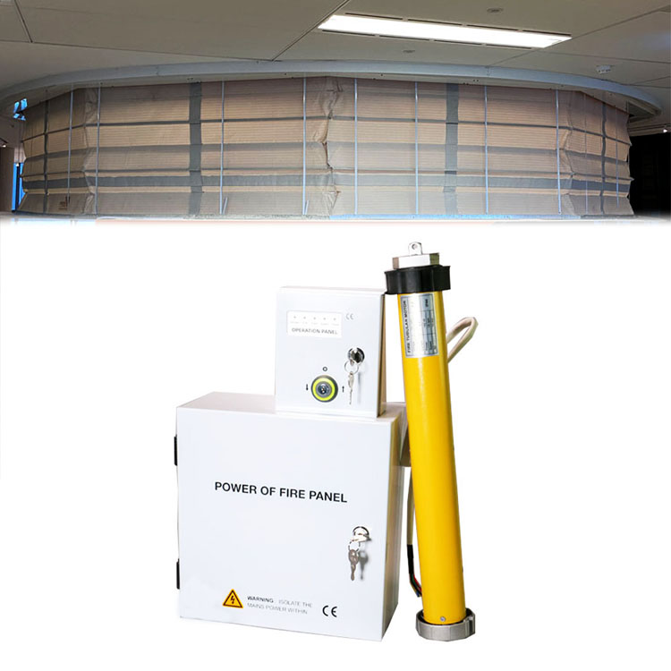 automatic smoke blocking curtain