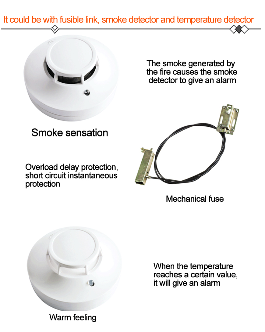 smoke detector and temperature detector