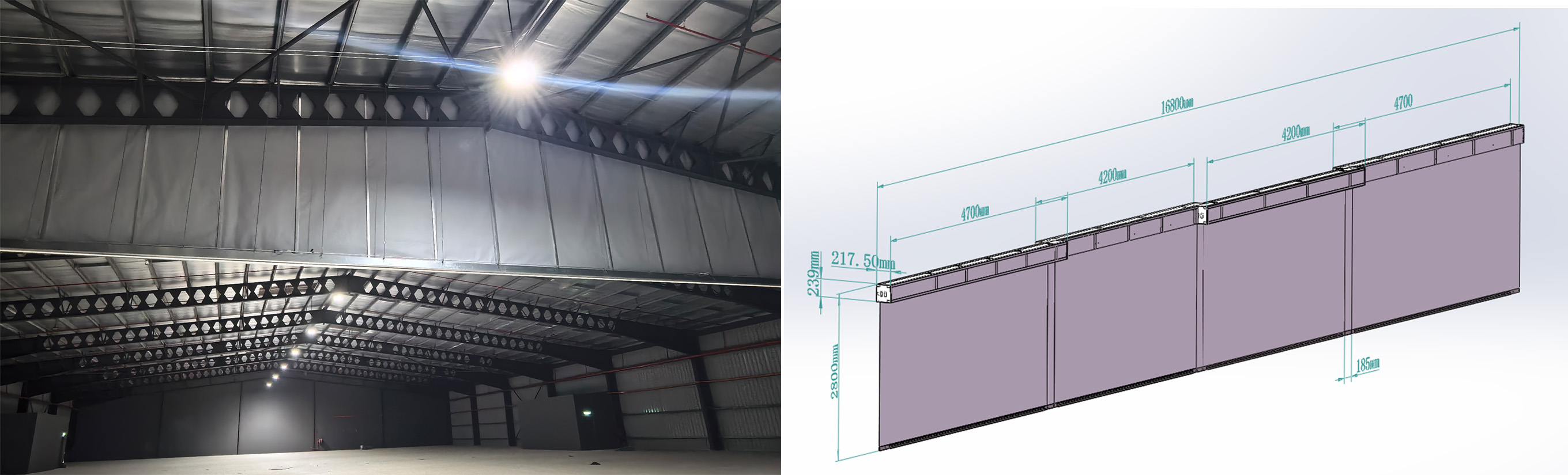 smoke curtains for warehouses