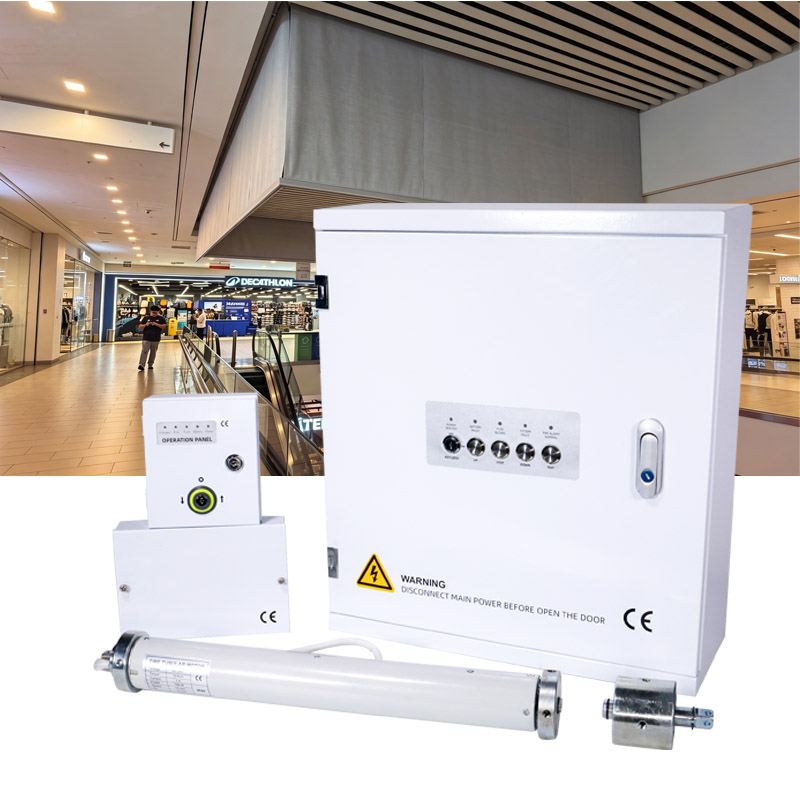 EN12101-1 Compliant Smoke Barrier Curtain for Commercial Buildings