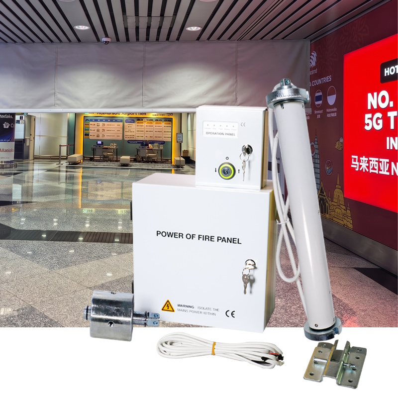 Automatic Fire Curtain System EN 1634 Certified for Airports
